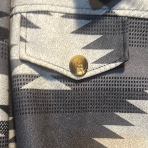 SHEIN Black and Gray Patterned Jacket - Picture 4 of 5